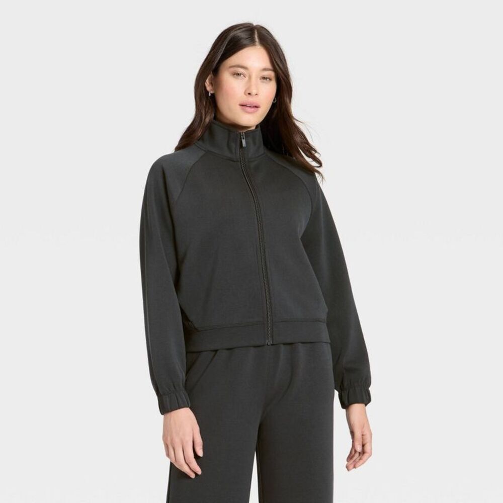 Women's Airy Sleek Full Zip Jacket - All In Motion Black XS